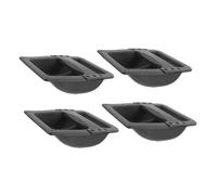 Yardwe 4 Piezas Mango del Altavoz de Plástico Asa Lateral para Altavoz Asa de Reemplazo para Amplificador para Transporte de Equipos de Sonido