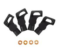 Yardwe 4 Piezas Mic Mount Clips con Adaptadores Ajustables para Micrófono Soporte Estable para Micrófonos de Mano Instrumentos Estudio Entrevistas y Actuaciones