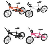 Yardwe 4 Piezas Mini Modelo De Bicicleta Modelos De Simulación De Bicicletas Modelo De Bicicleta Juguetes Mini Bicicleta De Dedo Modelo De Juguete De Bicicleta De Montaña Aleación