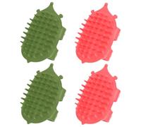 Yardwe 4 Piezas Rascador para Gatos en Forma de Cara Ajustable de Silicona Suave Base Antideslizante para Esquinas, Previene Daños en Muebles y Fomenta el Rascado Natural