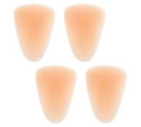 Yardwe 4 Piezas Rodilleras Protectoras de Silicona Beige para Patinaje sobre Hielo y Roller Skating Alta Elasticidad y Absorción de Impactos para Principiantes y Profesionales