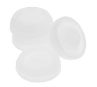 Yardwe 4 Piezas Tapón Antiderrames de Silicona Blanco para Botellas y | Junta de Repuesto, Cierre Antifugas, para Tapas Abatibles, Uso Deportivo y Diario, Mantiene la Bolsa Seca