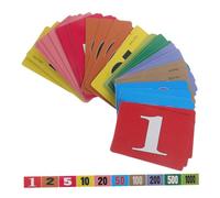 Yardwe 40 Piezas Fichas de Póquer de Plástico con para Aprendizaje Matemático Contadores de Cálculo para Juguetes Educativos y para Fiestas