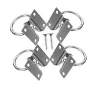 Yardwe 4piezas Anclaje De Caballo De Inoxidable Anillo para Atar Herramienta Conveniente para y Entrenamiento Resistente y Duradero para Asegurar Entornos