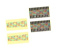 Yardwe 4piezas Pegatinas Guía De Dedos Para Guitarra y Pegatinas De Notas Diapasón Escala Visible Duraderas y Portátiles Para Principiantes Guitarra Acústica y Eléctrica Aprendizaje Rápid