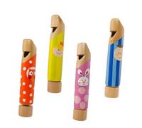 Yardwe 4piezas Silbato De Madera Para Instrumento Musical De Madera Flauta De De Juguete Adecuado Para Actividades Al Aire