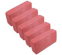 Yardwe 5 Piezas Bloque de Espuma para Cine, Ladrillo de Espuma Realista Rojo, Ligero y Rompible a Mano, para Cosplay y Escenas de Acción