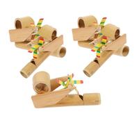 Yardwe 5 Piezas Flauta De Pájaro Molino De Viento Juguetes Musicales Flauta Para Adolescentes a Granel Flauta De Llamada De Pájaro En Miniatura Pequeño Silbato De Pájaro Bambú