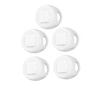 Yardwe 5 Piezas Protector De Manilla De Puerta Redonda Fundas De Seguridad Para Pomos De Puerta Protector De Perilla Prueba Dormitorio