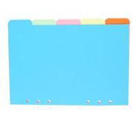 Yardwe 5 Separadores de Papel de Recambio A7 para Carpetas Organizadoras, Material Papel Resistente y Libre de Impurezas, Adecuado para Oficina y Escuela