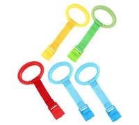 Yardwe 5piezas Anillo De Tiro Anillas Para Colgar Cunas Anilla Para Soporte De Seguridad Para Bebés Ayuda Caminar Para Pequeños Cuna De Recién Nacido