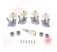 Yardwe 5piezas Clavijas De Afinación Para Banjo Semi-cerradas Con Bujes Cuerpo Metálico Resistente Para Cuerdas y Mejora De Sonido Kit Preciso