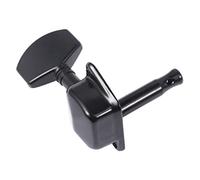 Yardwe 6 Piezas Afinación De Guitarra Clavijas De Afinación De Guitarra Estilo Vintage Semicerradas De Cabeza Cuadrada Miniatura (3r3l) Negras