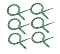 Yardwe 6 Piezas De Juguete De Serpiente Astuta De Fiesta De Serpiente Juguete De Serpiente De Madera