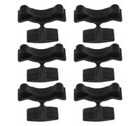 Yardwe 6 Piezas Soporte de Silbato Portátil Clip de Dedo Seguro para Entrenamiento Deportivo y de Emergencia Actividades al Aire