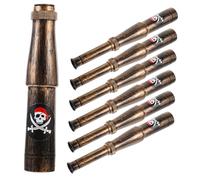 Yardwe 6 Piezas Telescopio Pirata de Juguete Telescopio Monocular Portátil para Accesorios Piratas para Fiesta Temática Tubo
