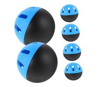 Yardwe 6 Piezas Unidades de de Béisbol Blandas Eva para Entrenamiento Interior y Exterior Diseño Perforado para Estable Adecuadas para Práctica y Desarrollo de Habilidades