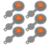 Yardwe 6 Piezas Válvula para Almohada Inflable TPU Repuesto | Tapón de Cierre, Ajuste, para Viaje y Camping, Inflado y Desinflado Rápidos