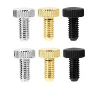 Yardwe 6 Tornillos De Afinación Para Puente De Guitarra Eléctrica Tornillos De Entonación Para Puente De Guitarra Repuestos Para Puente De Guitarra Cordal De Guitarra Folk Tornillos