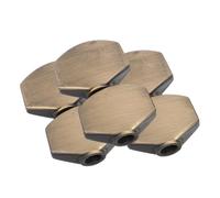 Yardwe 6piezas Afinación Guitarra Eléctrica Perillas Tapas Afinación Cabezales Máquina Botones Repuesto Diseño Único Tapa Clavija Afinador