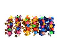 Yardwe 6piezas Animadoras Realizan Flores Las Manos Pulseras De Lentejuelas Con Cascabeles Accesorios De Baile Para Jardín De Infantes Para Eventos Deportivos Festivos