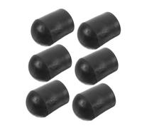 Yardwe 6piezas Junta del Cordal del Violonchelo Soporte de Apoyo para Instrumento Punta de Clavija de Goma Oscura Antideslizante para Concierto Repuesto de Protector