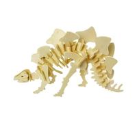 Yardwe 6Piezas Madera De para Educativo De Tiranosaurio Estegosaurio Braquiosaurio Espinosaurio Triceratops Hadrosaurio Juguete