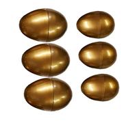 Yardwe 6Piezas Pascua para Huevos de Pascua de Plástico Rellenables Perfectos para Caza de Huevos y Decoración y Eco Amigables