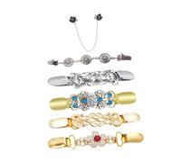 Yardwe 6piezas Pinzas para Cárdigan Pinzas para Ropa y Chal Hebillas para Suéteres para Vestidos y Atuendos Casuales Accesorios Decorativos