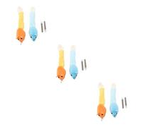 Yardwe 6piezas Ratón De Peluche Larga Catnip Juguete Interactivo para Gatos Accesorios Divertidos Naranja y Azul