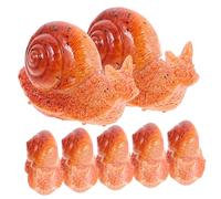 Yardwe 7 Piezas Figuritas de Caracol para Jardín Adornos Decorativos de Caracol Resina de para Micro Paisajismo