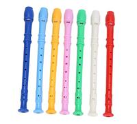 Yardwe 7 piezas Soprano para Instrumentos Musicales Abs Duraderos de Colores para Principiantes Ligero y Fácil de Transportar para Práctica y Presentaciones