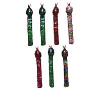 Yardwe 7piezas Pulseras De Serpiente Lentejuelas Resistente Al Desgaste Para Halloween y Fiestas