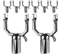 Yardwe 8 soportes para árboles frutales, soporte de árbol de aluminio, forma de Y, soporte para ramas de plantas para árboles frutales para viñedos y jardín