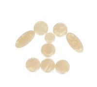 Yardwe 9 Piezas Botones de Saxofón de Concha Natural Accesorios para Saxofón Tenor y Soprano Teclas y Elegantes