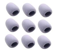 Yardwe 9piezas Cubierta De Micrófono Para Karaoke Protección Contra Viento y Polvo Accesorio Compatible Micrófonos Inalámbricos Para Ktv y Uso Escénico