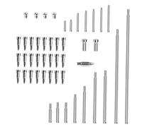 Yardwe Accesorios Para Saxofón Que Incluye Varillas De Eje Roscadas Tornillos De Repuesto y Clavija De Eje Para Reparación De Saxofón