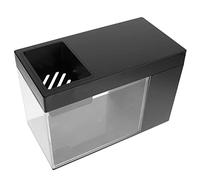 Yardwe Acuario Mini Betta De Acrílico Paisaje Pecera De Escritorio Sin Cambio De Agua Recipiente Decorativo para Plantas y Peces Diseño Creativo para Adultos