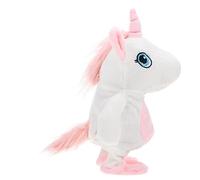 Yardwe Adorno De Unicornio De Peluche Interactivo Juguete Eléctrico para Adorable De Unicornio Batería