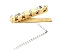 Yardwe Almohada Cejuela de Latón Silletas de Puente para Instrumentos de Cuerda Cejuela de Repuesto Accesorios para Instrumentos de Cuerda