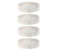 Yardwe Almohadilla de Jade Aislante Térmica 4 Piezas, Base Antideslizante para Moxibustión Segura en Terapia de Masaje, Accesorio para Spa y Uso en Hogar