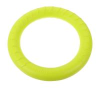Yardwe Anillo de Entrenamiento para Perros Resistente al Desgaste, Juguete Masticable Duradero de 18 Cm en Color Verde, Accesorio Portátil para Cachorros, Adecuado para Limpiar Dientes