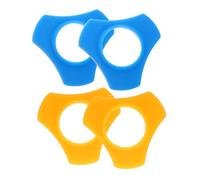 Yardwe Anillos Antideslizantes Micrófonos Juego De 4 Silicona Antivuelco Accesorios Micrófonos