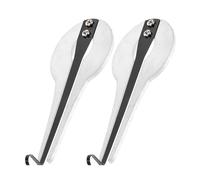 Yardwe Arpa de Mandíbula Rusa Portátil de Metal para Principiantes, 2 Piezas Pequeñas, Instrumento Musical Étnico Tradicional para Viajes, Reuniones y Lecciones de Arpa de Boca