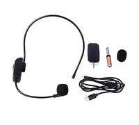Yardwe Auriculares Micrófono Inalámbrico Altavoz y Micrófono Vocal para Presentaciones y Grabaciones Inalámbrico Amplificador De Voz De Condensador para Profesional