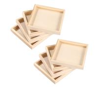 Yardwe Bandeja Clasificadora De Rompecabezas De 8 Piezas Bandeja Clasificadora para Cubos De Rompecabezas Planos Almacenamiento Clasificador