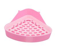 Yardwe Baño para Mascotas Orinal para Conejos Bandeja de Esquina Entrenador para Mascotas Inodoro para Cerditos
