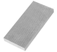 Yardwe Barra Plana de Hierro Cuadrada Placa Metálica Sólida para Uso Industrial Función para Fresado y Corte en Máquina Color Plata