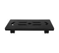 Yardwe Base Móvil para Torre de Ordenador Soporte Elevador y Ruedas Freno, Plataforma Estable para CPU, Adecuado para Uso en Oficina y Debajo del Escritorio