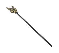 Yardwe Bastón De Calavera con De Utilería De Halloween para Juego De rol Utilería De Cosplay Adorno De Cosplay Bastones para Caminar Y Vestir Accesorios De Disfraz Accesorio